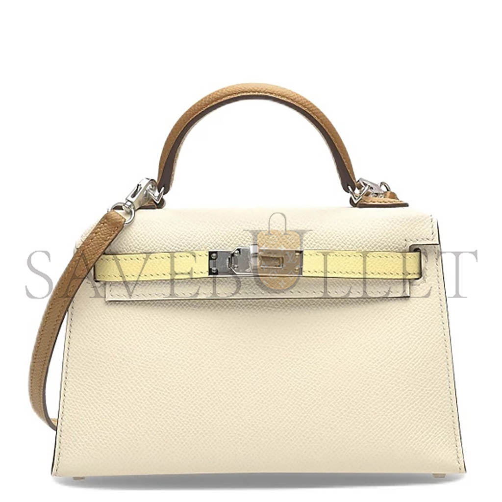 H**mes master mini kelly ii epsom veau epsom tricolore (19*12*5.5cm)